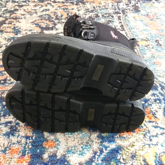 RALPH LAUREN POLO LARGE LOGO CRETWICK RUBBER WINTER BOOTS MENS 12D - Picture 12 of 13